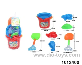 beach toys（8pcs）in Net bag