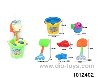 beach toys（7pcs）in Net bag