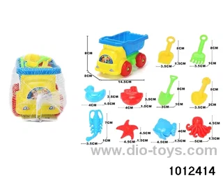 beach toys（11pcs）in Net bag