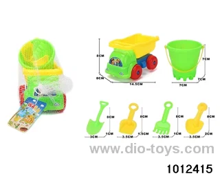 beach toys（6pcs）in Net bag