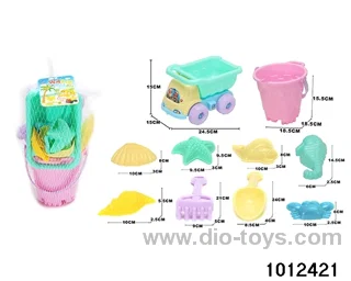 beach toys（10pcs）in Net bag
