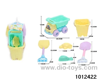 beach toys（6pcs）in Net bag