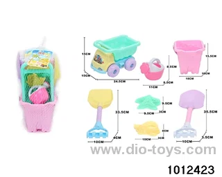 beach toys（7pcs）in Net bag
