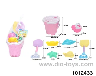 beach toys（9pcs）in Net bag