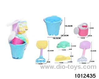 beach toys（6pcs）in Net bag