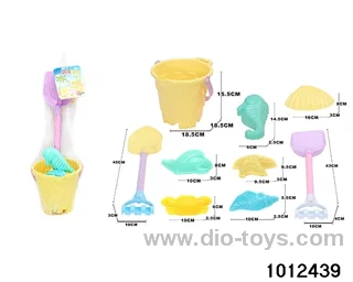 beach toys（9pcs）in Net bag