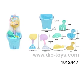 beach toys（8pcs）in Net bag