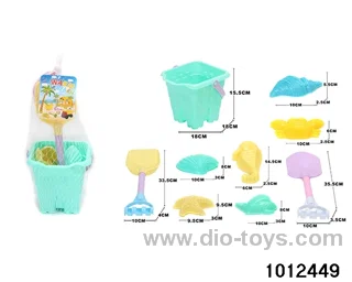 beach toys（9pcs）in Net bag