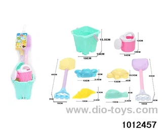 beach toys（8pcs）in Net bag