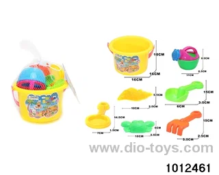beach toys（7pcs）in Net bag