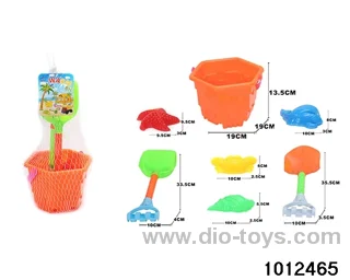 beach toys（7pcs）in Net bag