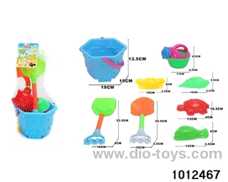 beach toys（8pcs）in Net bag