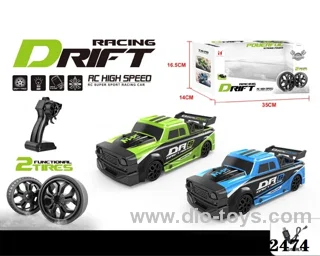 4ch  drift high speed vehicle (with tires)2 color mixed loading not include in Window box