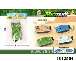 Pull back friction tank 4 color mixed loading in Opp bag