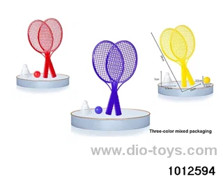 badminton racket in Net bag