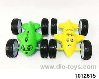 Double sided inertia dump truck in opp bag