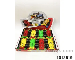 Double sided inertia dump truck in display box