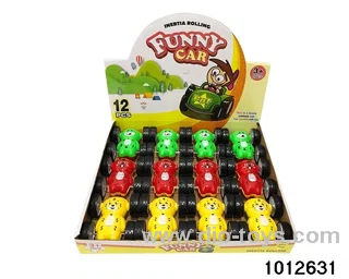 Double sided inertia dump truck in display box