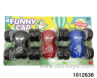 Double sided inertia dump truck in Blister card