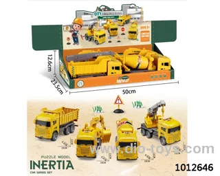 Inertia car in display box