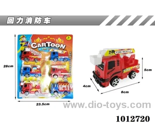 pull back car in Blister card