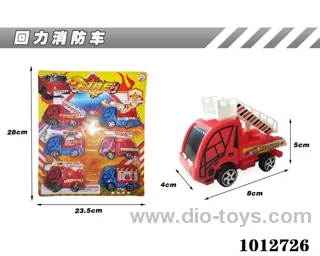pull back car in Blister card