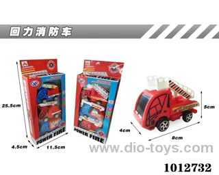 3pcs pull back car in Window box