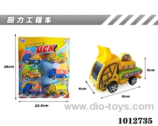 6pcs pull back car 2sets mixed loading in Blister card