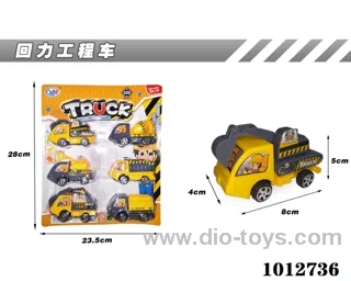 6pcs pull back car in Blister card