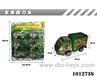6pcs pull back car in Blister card