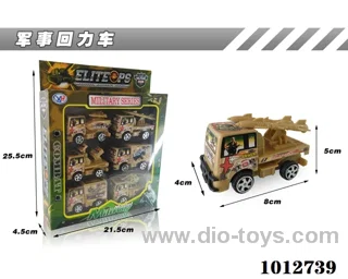 6pcs pull back car in Window box