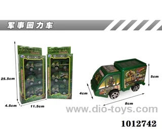 3pcs pull back car in Window box