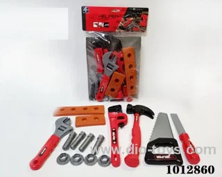 tool set in poly bag header