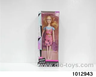 11.5-inch solid movable joint fashion Barbie doll in window box