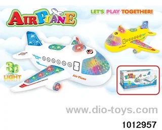 Electric universal music airliner (with 3D lights) in color box