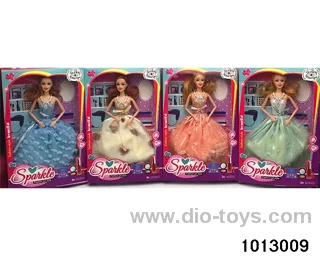 11 inch joint Barbie (girl princess play house toy) in window box
