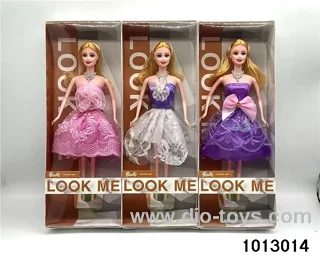 11 inch solid Barbie in window box