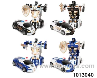 Collision deformation car_x000D_
Buga police car style] in opp bag