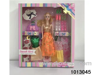 11-inch real Barbie in window box