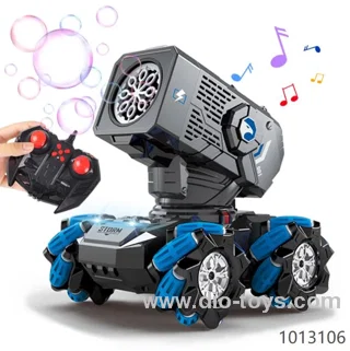 RC tank with spray in window box
