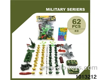 Military suit in PVC bag