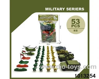 Military suit in PVC bag
