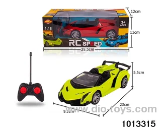 1:18 4ch 27MHz RC car with light in window box