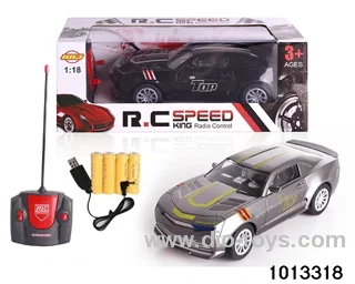 1:18 4ch 27MHz RC car with light in window box（Package electricity）