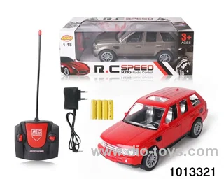 1:18 4ch 27MHz RC car with light in window box（Package electricity）