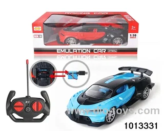 1:16 4ch 27MHz RC car with light in window box（Package electricity）