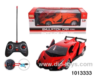 1:16 5ch 27MHz RC car with light in window box（Package electricity）