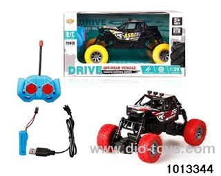 1:20 4ch 27MHz RC car with light in window box（Package electricity）