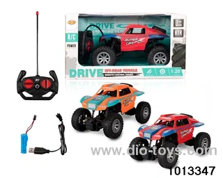 1:20 4ch 27MHz RC car with light in window box（Package electricity）