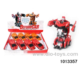 Deformation rebound vehicle in 8pcs display box